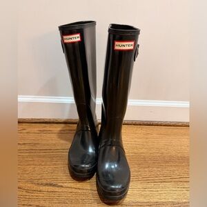 Hunter Classic Black Tall Boots